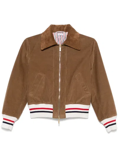 THOM BROWNE CORDUROY BOMBER JACKET