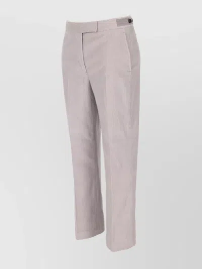 THOM BROWNE CORDUROY CHINO TROUSERS SIDE TABS