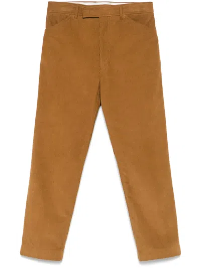 Thom Browne Chino Aus Cord In Brown