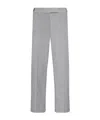 Thom Browne Corduroy Cotton Cropped Trousers In Gray