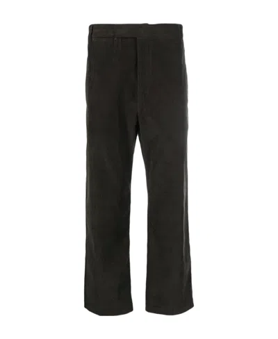 THOM BROWNE THOM BROWNE 4-BAR TAB CORDUROY CROPPED TROUSERS