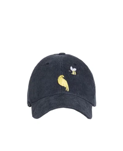 Thom Browne Corduroy-detail Baseball Cap In Black