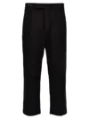 Thom Browne Utility Garment Dyed Chino Pants In Black