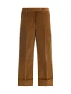 Thom Browne Belt Loop Casual Pants In Brown