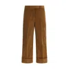 Thom Browne Belt Loop Casual Pants In Brown