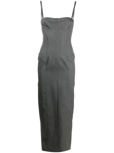 Thom Browne Schmales Kleid In Grey