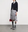 Thom Browne Cotton 4-bar Cardigan In Navy