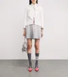 Thom Browne Cotton 4-bar Cardigan In White