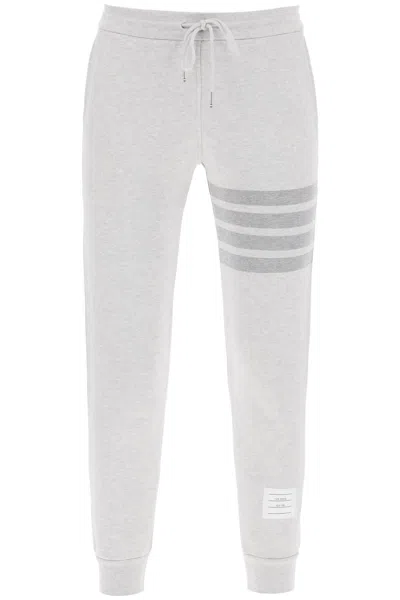 Thom Browne Cotton 4-bar Jog In Grey