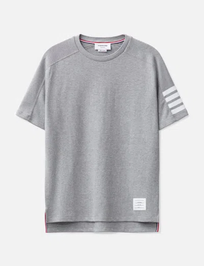 THOM BROWNE COTTON 4-BAR SHORT SLEEVE T-SHIRT