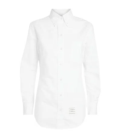 Thom Browne Cotton 4-bar Stripe Shirt In White