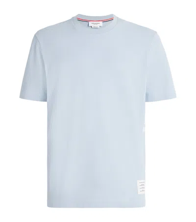 Thom Browne Cotton 4-bar T-shirt In Blue
