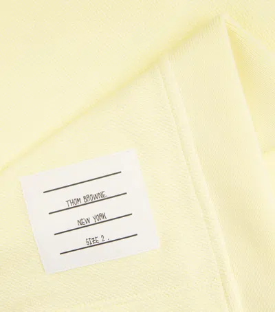 Thom Browne Cotton 4-bar T-shirt In Yellow