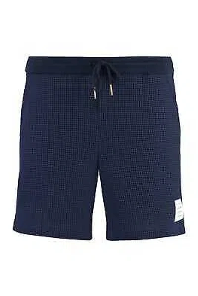 Pre-owned Thom Browne Cotton Bermuda Shorts In Blue