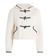 Thom Browne Cotton-blend Duffle Jacket In White