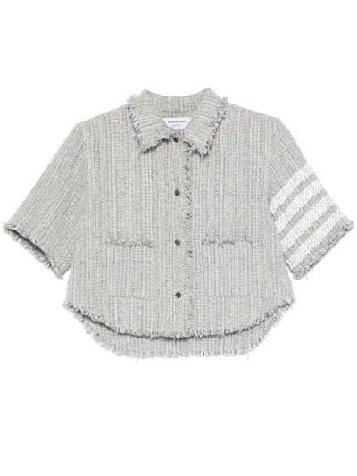 THOM BROWNE COTTON BLEND SHIRT
