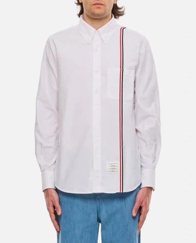 Thom Browne Cotton Button Down Shirt In White