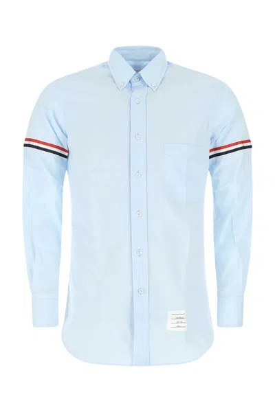 Thom Browne Cotton Button-up Shirt In Blue