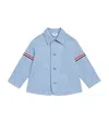 Thom Browne Cotton Canvas Jacket In Blue