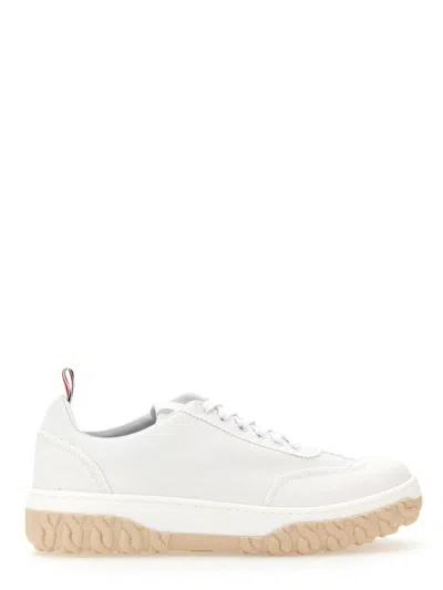 THOM BROWNE COTTON CANVAS SNEAKER