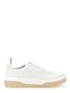 Thom Browne Cotton Canvas Sneaker In Neutral