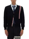 Shop Thom Browne Cotton Cardigan