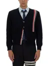 Shop Thom Browne Cotton Cardigan