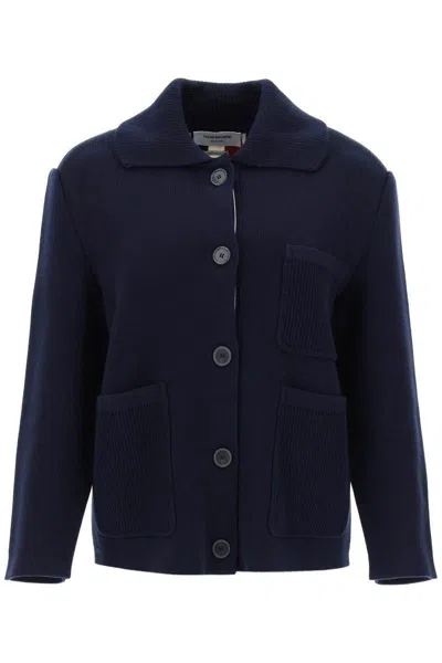 Thom Browne Cotton-cashmere Knit Jacket