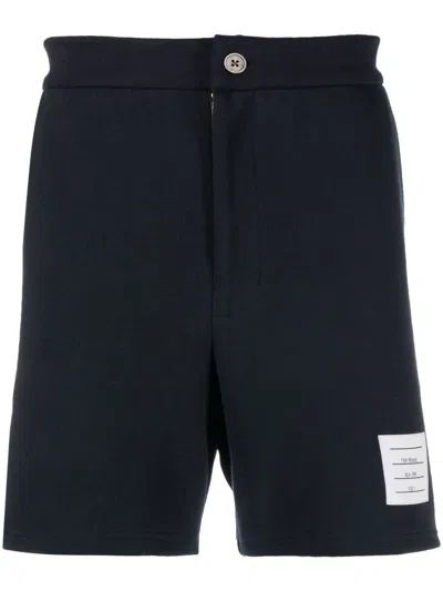 Thom Browne Cotton Chino Shorts In Black