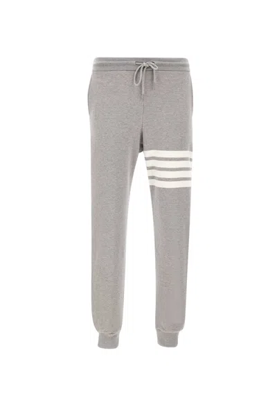Thom Browne Cotton Classic Sweatpant In Light Grey