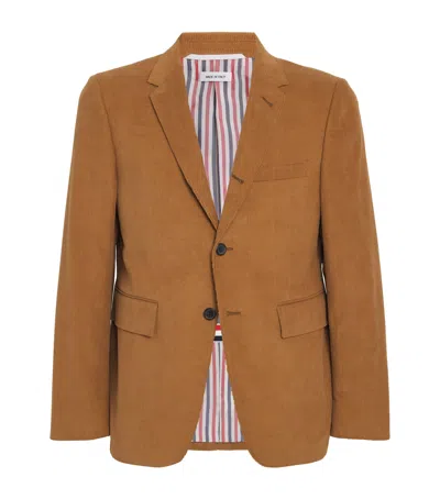 Thom Browne Cotton Corduroy Blazer In Brown
