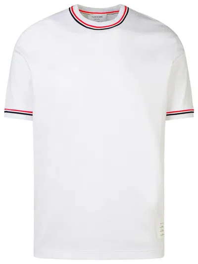 THOM BROWNE THOM BROWNE COTTON CREW-NECK T-SHIRT