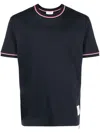 Thom Browne Stripe-trim Short-sleeve T-shirt