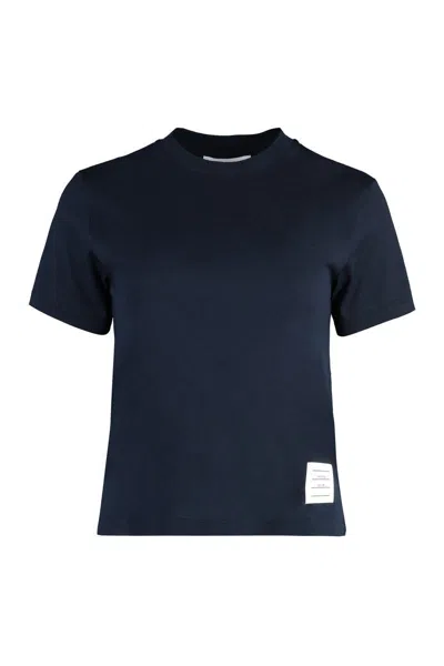 THOM BROWNE THOM BROWNE COTTON CREW-NECK T-SHIRT