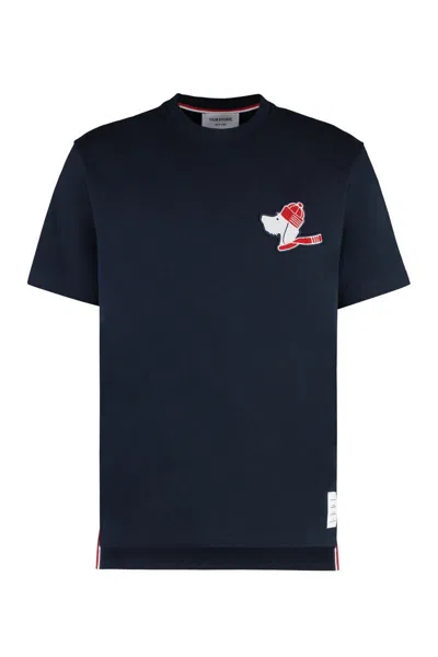 Thom Browne T-shirt  Men Color Navy In 海军蓝