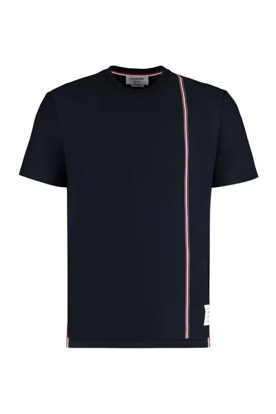 THOM BROWNE COTTON CREW-NECK T-SHIRT