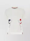 Thom Browne Cotton Crew Neck T-shirt With Graphic Print
