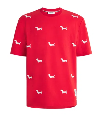 THOM BROWNE COTTON HECTOR T-SHIRT