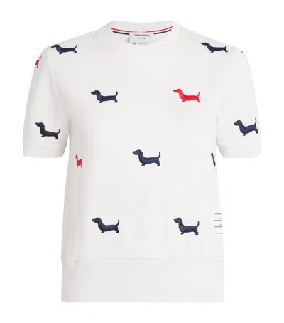 THOM BROWNE COTTON HECTOR T-SHIRT