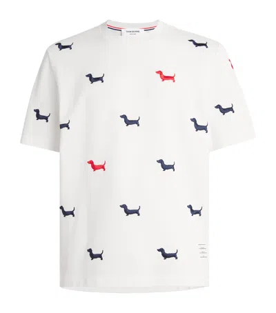 THOM BROWNE COTTON HECTOR T-SHIRT