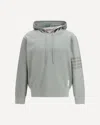 Thom Browne Hooded Sweater Drawstring Kangaroo Pocket In Blue
