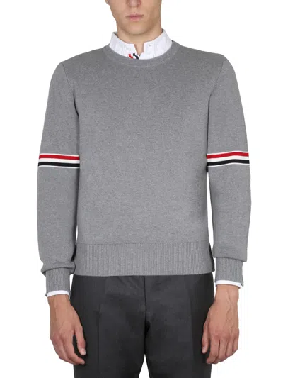 Thom Browne Cotton Jersey In Grey