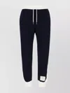 Thom Browne Cotton Joggers With Drawstring Waist And Side Stripes In Blue