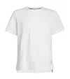 Thom Browne Side-slit Short-sleeve T-shirt In White