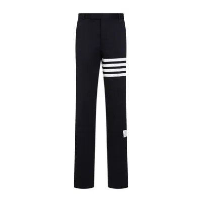 Thom Browne Cotton Pants Clothing In Blue