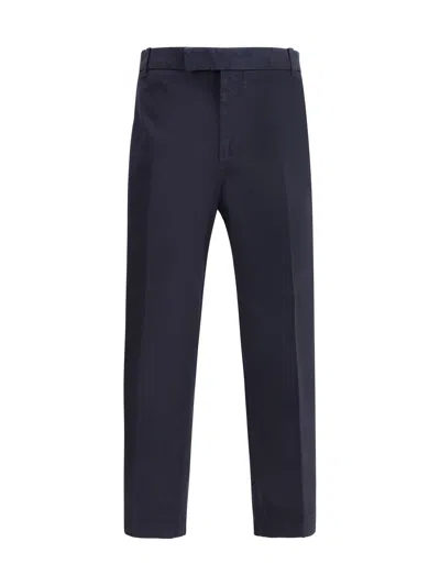 Thom Browne Cotton Pants In Navy