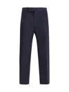 Thom Browne Utility Garment Dyed Chino Pants In Navy
