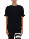 Thom Browne Short-sleeved T-shirt In Blue