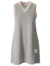 THOM BROWNE COTTON PIQUE TENNIS DRESS