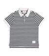 Thom Browne Cotton Polo Shirt In Navy